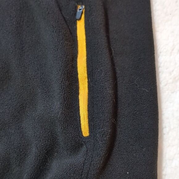 NWT NFL Black and Gold Mens Fleece Vest Large - Picture 3 of 10